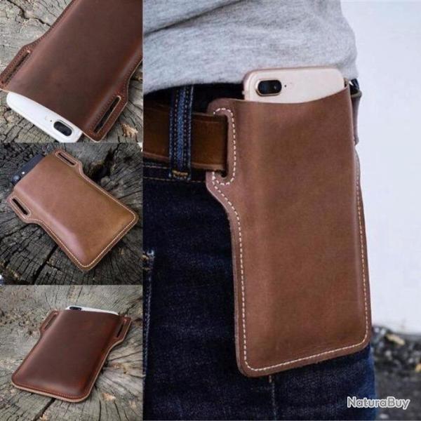 Etui universel de ceinture pour t�l�phone fa�on holster western