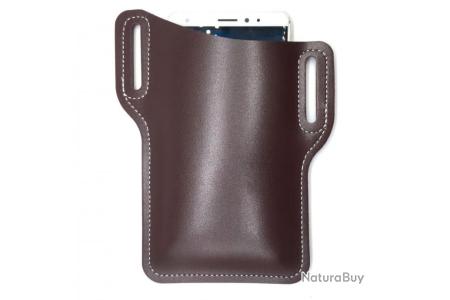 Étui Cuir Universel Pour Téléphone Portable – Coque Protection, Couleur Assortie, Neuf