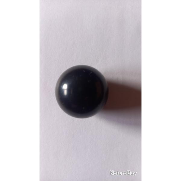 Boule de levier de culasse blaser diam�tre 27mmneuve plastique Delerin noir, filetage M6