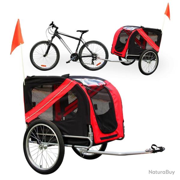 Remorque de vlo pour chien poussette attelage chariot transport pour chien 16_0002824