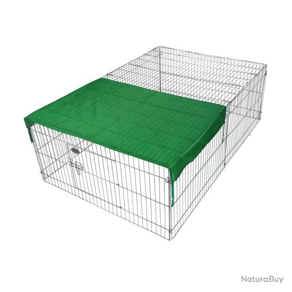 Parc enclos pour petits animaux domestiques 144 cm protection solaire 16_0002229