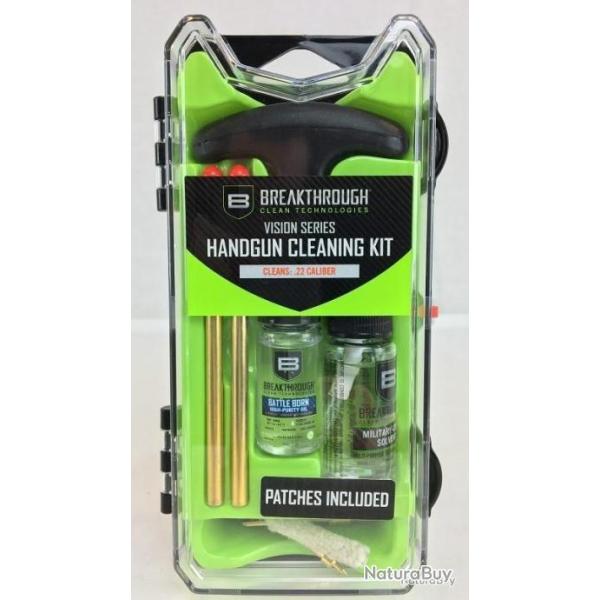 Kit de Nettoyage pour arme de poing cal. 22LR - Breakthrough -