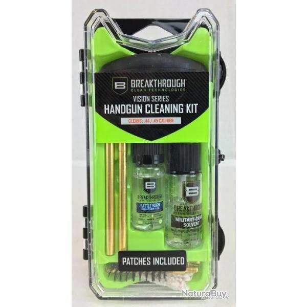 Kit de Nettoyage pour arme de poing cal. 44 / 45 - Breakthrough -