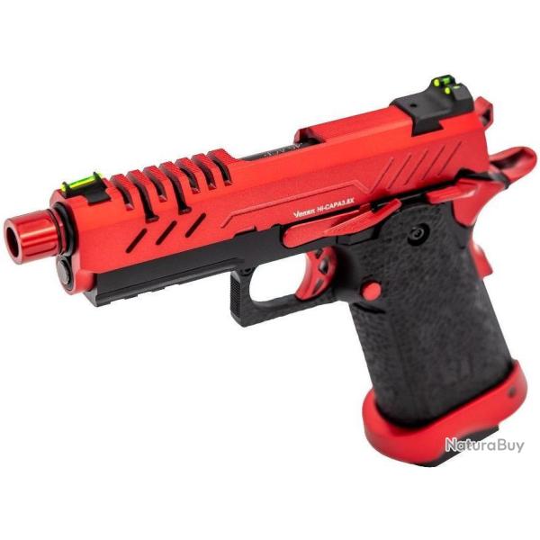 REPLIQUE GBB GAZ VORSK HI-CAPA 3.8 PRO NOIR / ROUGE 1,0J