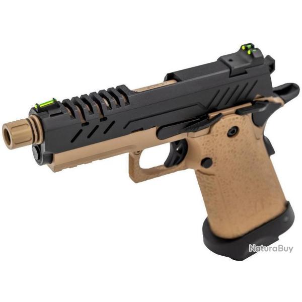 REPLIQUE GBB GAZ VORSK HI-CAPA 3.8 PRO TAN / NOIR 1,0J