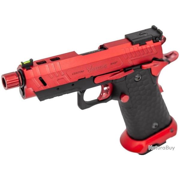 REPLIQUE GBB GAZ VORSK CS HI-CAPA VENGEANCE COMPACT NOIR / ROUGE 1,0J