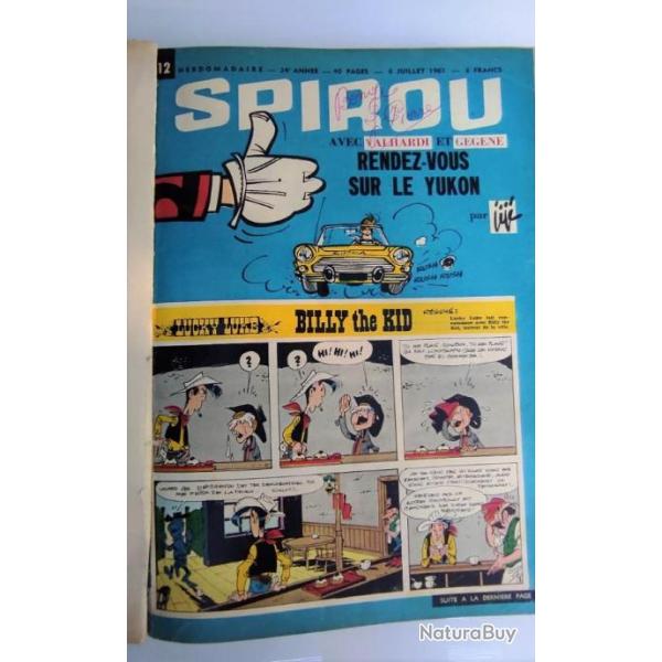 SPIROU N�82 ann�e 1961