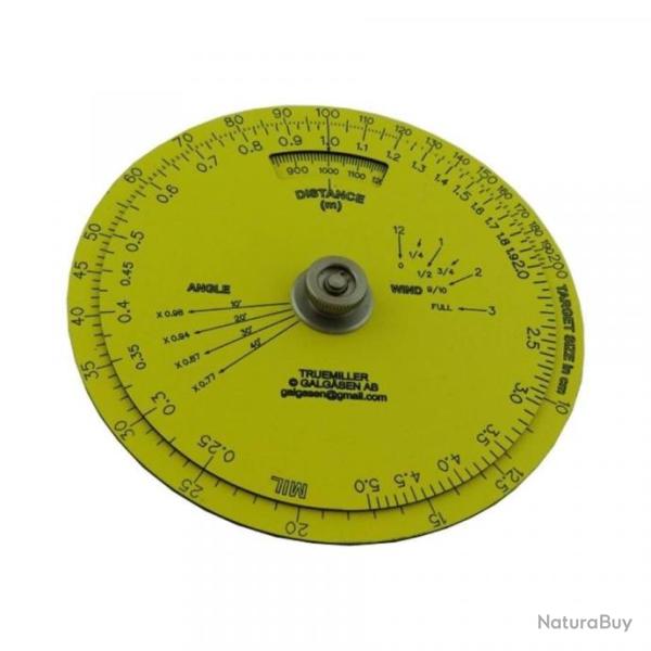 CALCULATEUR DE DISTANCE DE TIR JAUNE