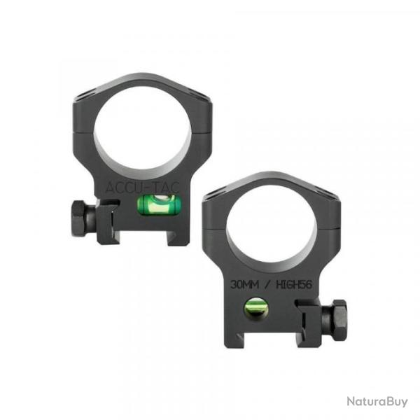 ANNEAUX LUNETTE ACCU-TAC 30 MM HAUT