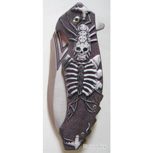 COUTEAU DE COLLECTION  SKULL - R�f.136