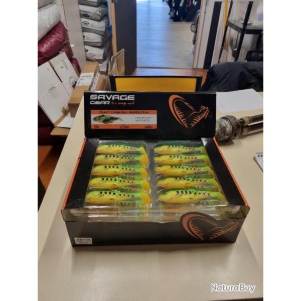 LEURRE SOUPLE SAVAGE GEAR CRAFT CANNIBAL PADDLETAIL