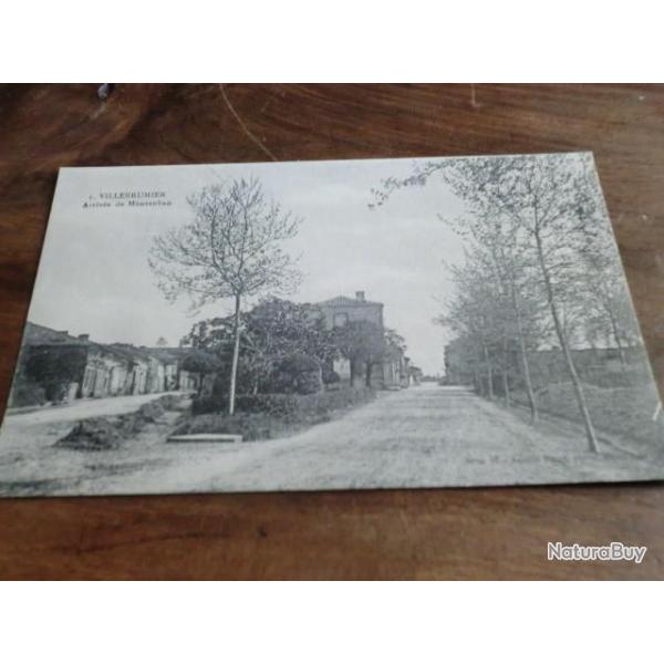 CP  Dpt  82  VILLEBRUMIER  ARRIVEE DE MONTAUBAN