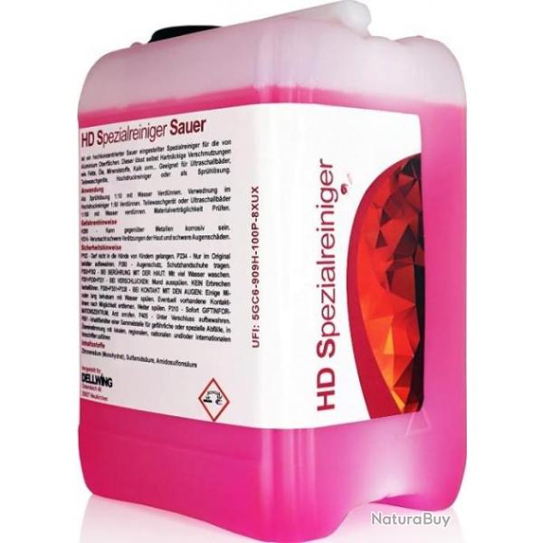 Liquide pour nettoyeur ultrasons 5L acide - LIVRAISON RAPIDE
