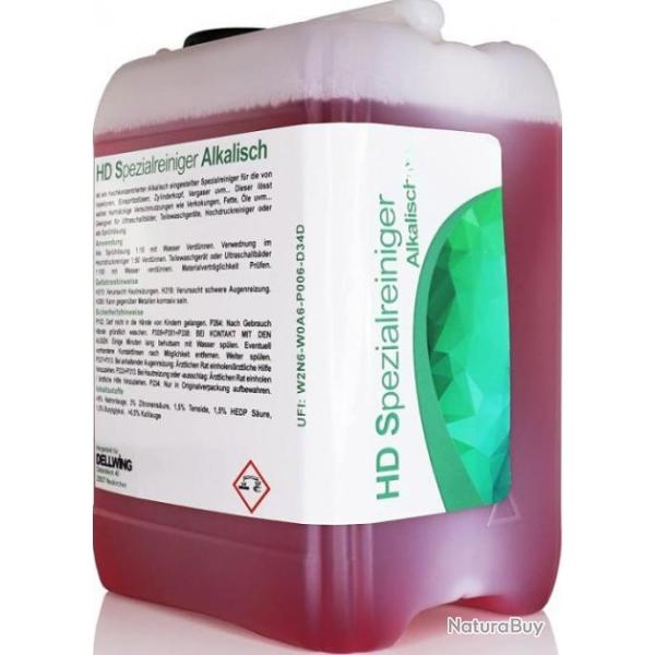 Liquide pour nettoyeur ultrasons 2.5L - Solution alcalin - LIVRAISON RAPIDE