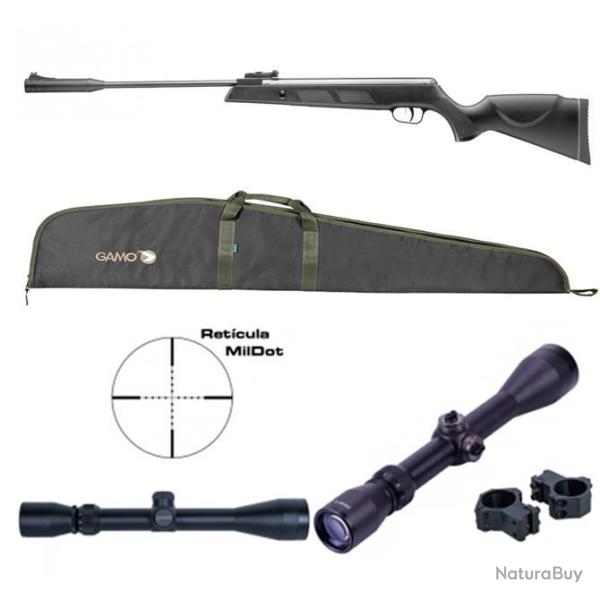 Carabine Artemis SR1000S Piston � gaz 5,5 mm + Holster + Lunette 3-9 x 40 MilDot, 19,9 Joules.