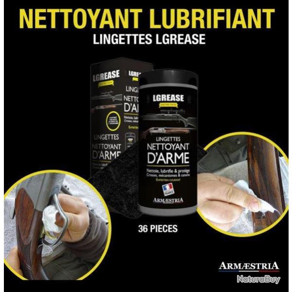 NETTOYANT LUBRIFIANT LINGETTE LGREASE ARMAESTRIA