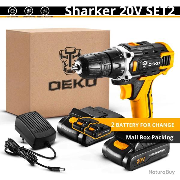 Perceuse Visseuse sans Fil Pro -20V SET 2 20260729082506