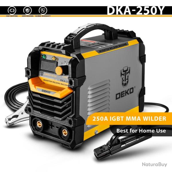Poste a Souder Pro Arc 220V  250A  6.8KVA Inverter MMA IGBT-DKA-250Y 20260729082506