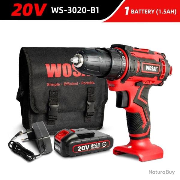 Perceuse Visseuse Sans Fil Pro 12/16/20V Li-ion-20V WS-3020-B1 20260729082511