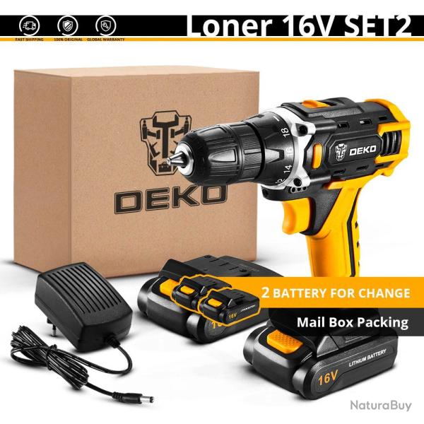 Perceuse Visseuse Sans Fil Pro 12/16/20V Li-ion-Loner 16V Set2 20260729082511