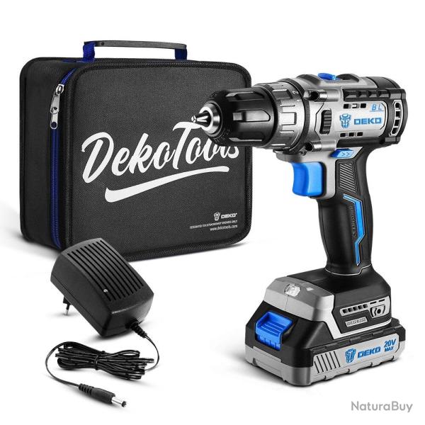 Perceuse Visseuse Sans Fil Pro 20V 42N.M, Modele: SET 3