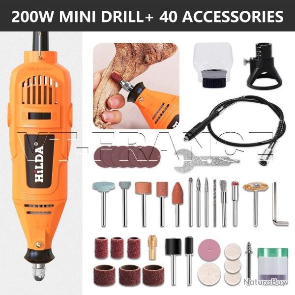 Mini Perceuse Meuleuse style Dremel, Modele: DM-165