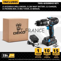 Perceuse Visseuse Sans Fil Pro 20V -GCD20DU3 SET1