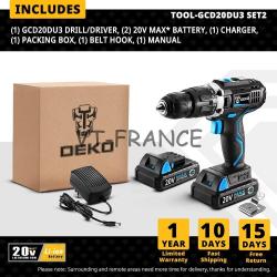 Perceuse Visseuse Sans Fil Pro 20V -GCD20DU3 SET2