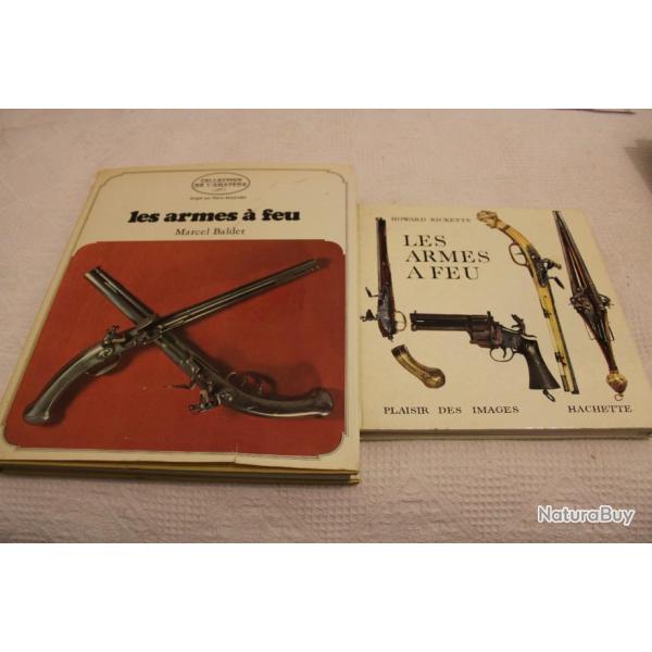 Lot 2 livres armes  feu