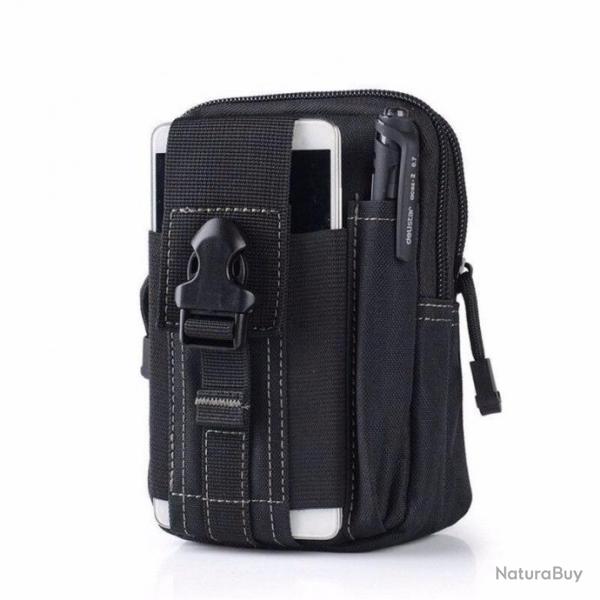 Pochette tactique de rangement noire