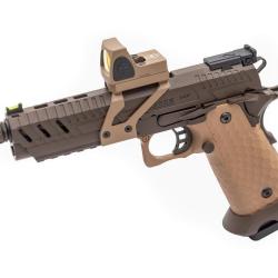 R&eacute;plique GBB gaz Vorsk CS Hi-Capa Vengeance RDS Tan / Bronze 1,0J