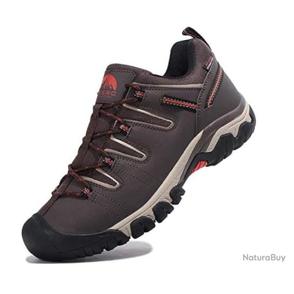 Chaussures de randonn�e respirantes marron fonc� - Livraison gratuite et rapide