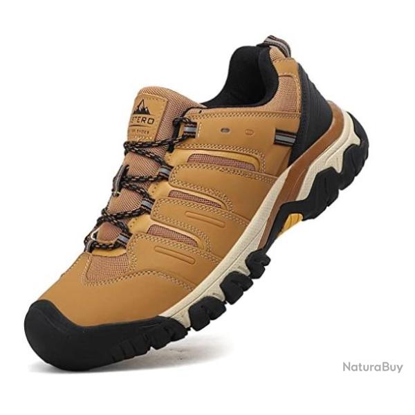 Chaussures de randonn�e respirantes marron clair - Livraison gratuite et rapide