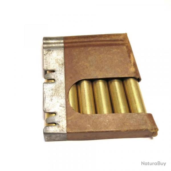 Clips avec 6 cartouches inertes 7.5 Suisse Schmidt Rubin