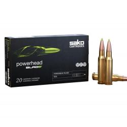Munitions SAKO calibre 9.3x62 PowerHead Blade TMX 230gr - 14.9g x20