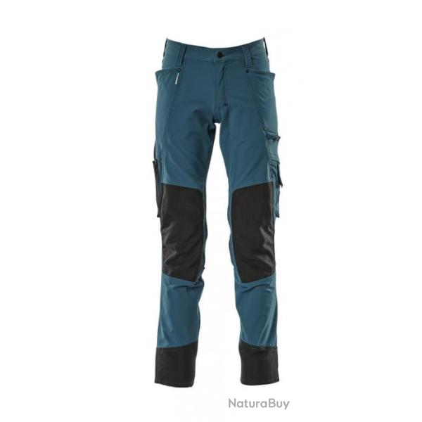 Pantalon stretch avec poches genouill�res MASCOT Advanced 17179-311 82 cm (Standard) 38 (C44) Bleu p