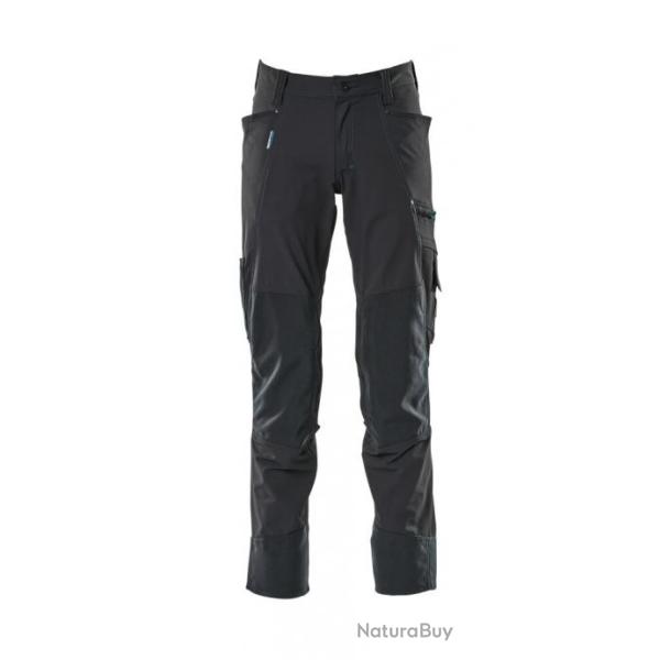 Pantalon stretch avec poches genouill�res MASCOT Advanced 17179-311 82 cm (Standard) Bleu marine fon