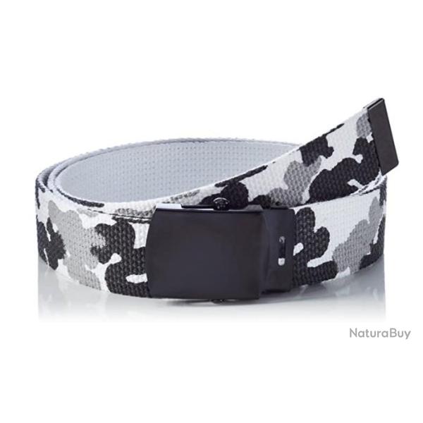Ceinture tactique 110cm camouflage urbain - Ajustable - Livraison rapide et gratuite