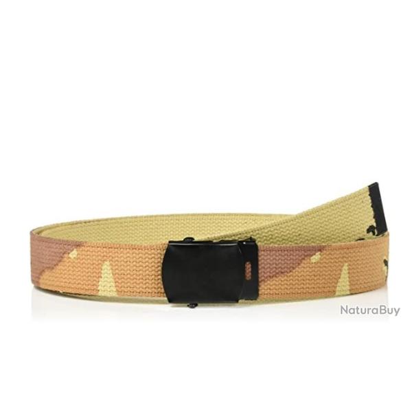 TOP ENCHERE - Ceinture tactique 110cm d�sert camouflage - Ajustable - Livraison rapide