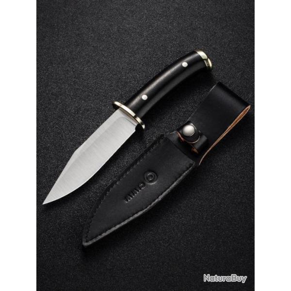 Couteau CIVIVI Teton Tickler Lame Acier D2 Manche G10 Etui Cuir CIVC200721