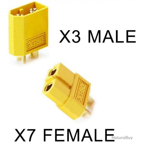 CONNECTEURS XT60 BUMPER PACK