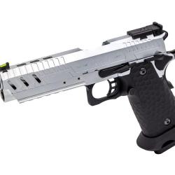 R&eacute;plique GBB gaz Vorsk CS Hi-Capa Vengeance Noir / Silver 1,0J