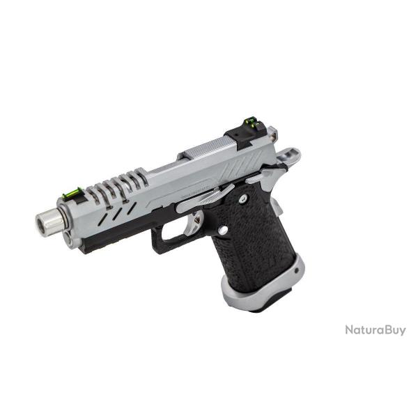 R�plique GBB gaz Vorsk Hi-Capa 3.8 PRO Noir / Silver 1,0J