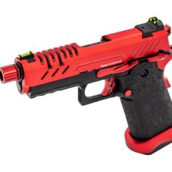 R&eacute;plique GBB gaz Vorsk Hi-Capa 3.8 PRO Noir / Rouge 1,0J