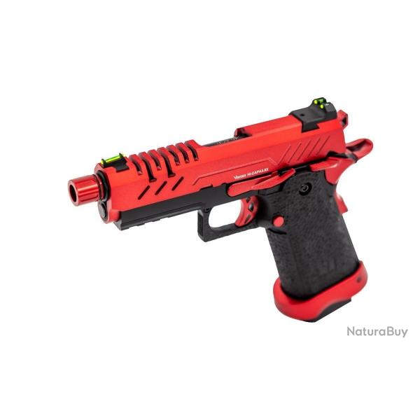 R�plique GBB gaz Vorsk Hi-Capa 3.8 PRO Noir / Rouge 1,0J