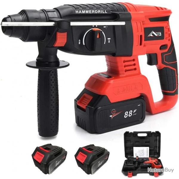 Perforateur sans fil 3 en 1 - Multifonctions - Livraison gratuite et rapide