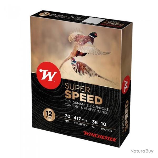 10 Cartouches WINCHESTER Super Speed Gen 2 36g Cal.12