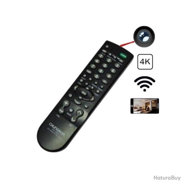 Camera espion t�l�commande tv 32gb int�gr�e wifi 4K/1080P SS-528W