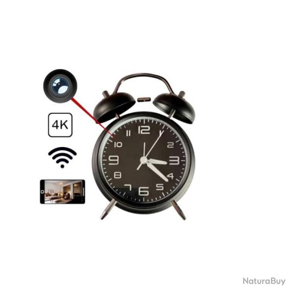 Camera espion reveil wifi 4K/1080P SS-758R