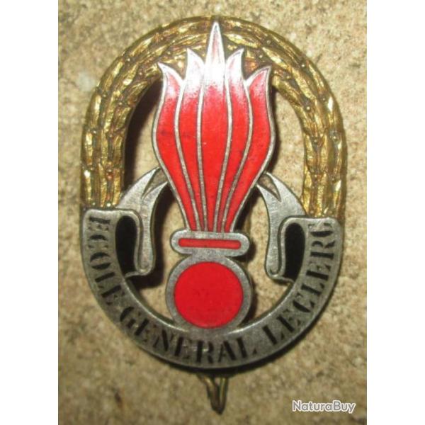 Ecole G�n�ral LECLERC, �mail, dos guilloch�, 2 anneaux